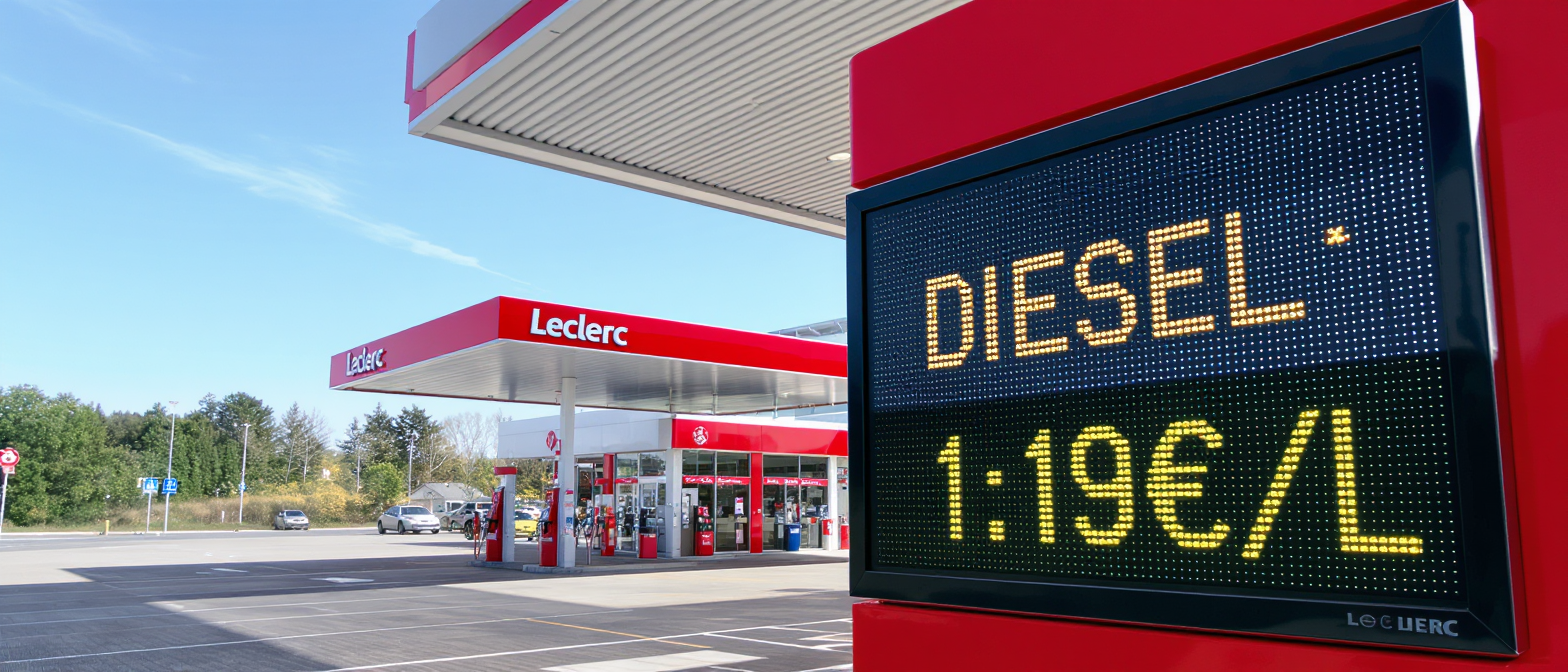 profitez du diesel à prix cassé chez leclerc ce vendredi : le litre à seulement 1,56 € dans 711 stations-service partout en france.