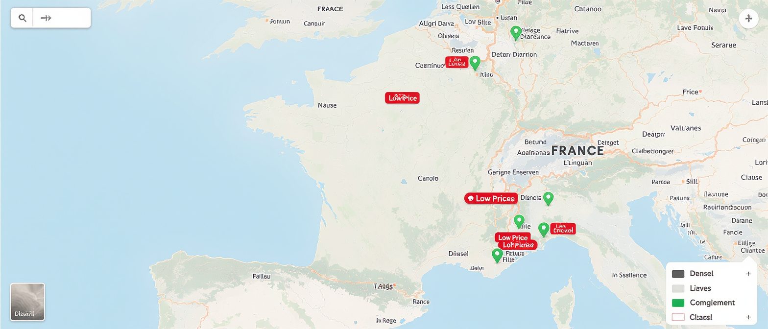 profitez du diesel à seulement 1,57€/l ce mercredi grâce à notre carte des stations-service les plus économiques près de chez vous.