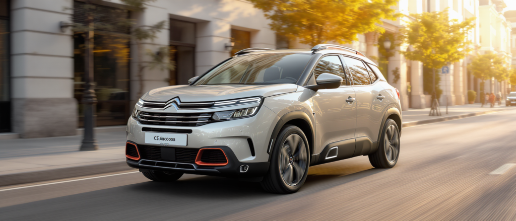 découvrez la citroën c5 aircross grande autonomie, disponible à partir de 46 990 €. un suv hybride rechargeable offrant performance et confort, comparable au peugeot e-3008 en termes de tarif.