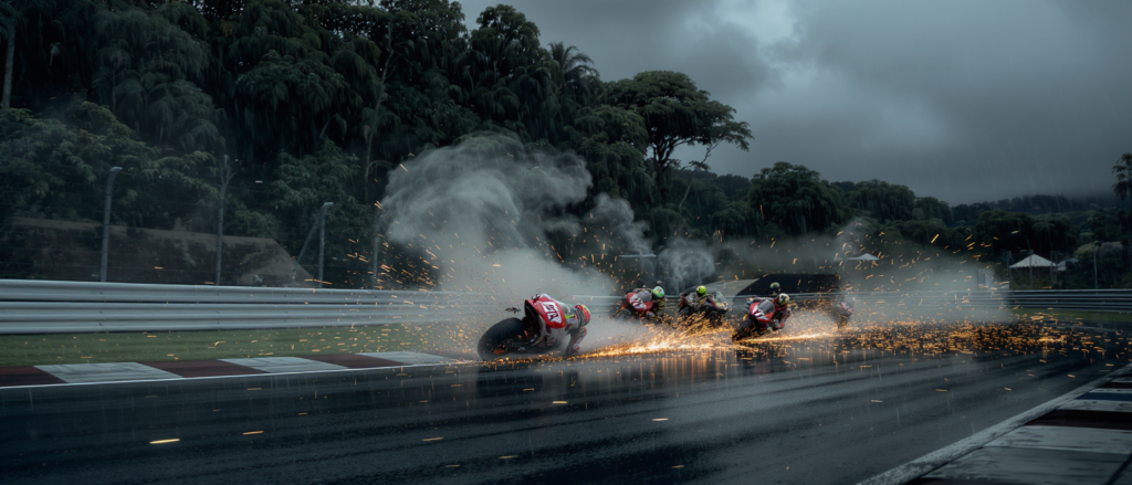 GP du Brésil MotoGP : Résultats des Essais Libres 2 et la chute spectaculaire de Marco Bezzecchi découvrez les résultats des essais libres 2 du gp du brésil motogp et revivez la chute spectaculaire de marco bezzecchi lors de cette session intense.