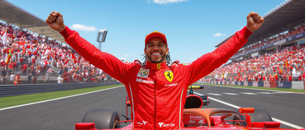 revivez le grand prix du japon de f1 où lewis hamilton, désormais chez ferrari, célèbre son premier podium avec l'équipe et partage sa joie de piloter en savourant chaque instant.