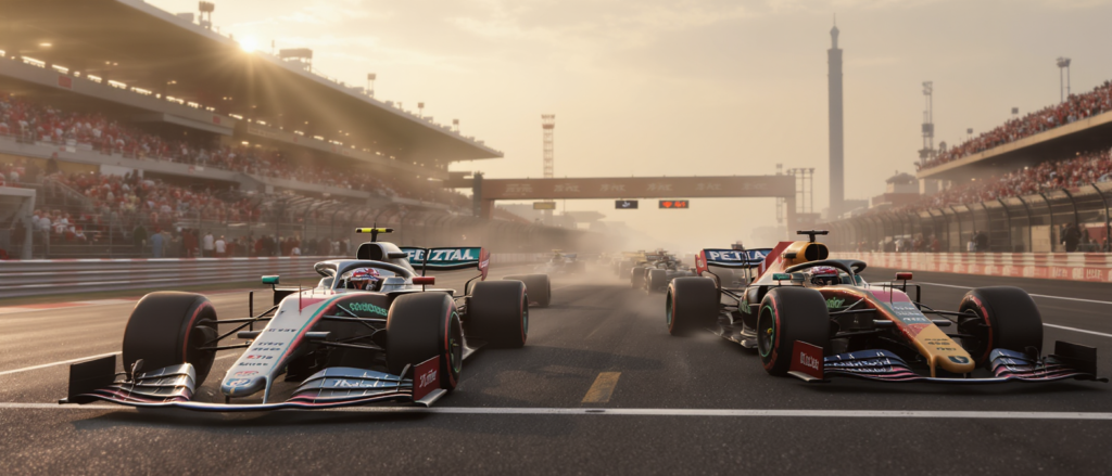 découvrez les positions sur la grille du grand prix de chine f1, le triomphe historique de kimi antonelli, et la stratégie de lewis hamilton prêt à saisir sa chance.