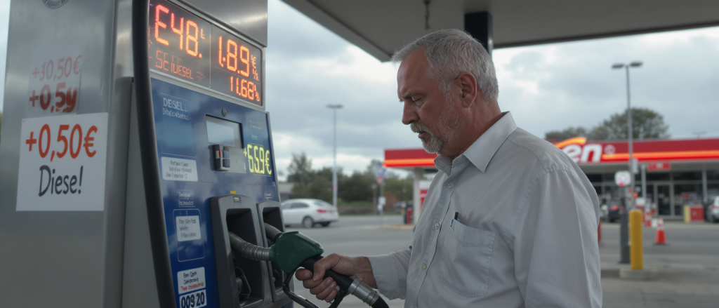 découvrez l'augmentation des prix des carburants : +50 centimes sur le diesel et +26 centimes sur l’essence en un mois, avec 40 millions d’automobilistes réclamant une baisse des taxes.