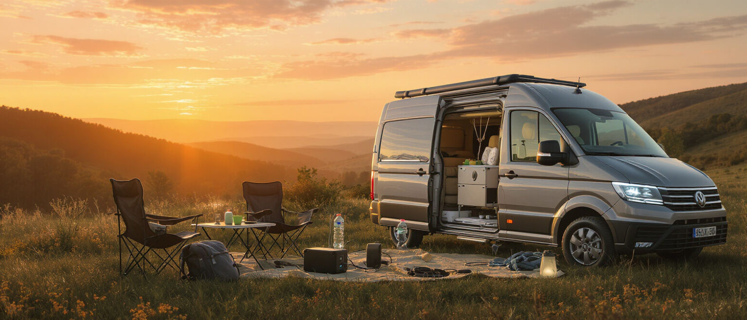 Découvrez comment choisir la meilleure station électrique portable pour votre van aménagé et profitez pleinement de vos aventures en toute autonomie.