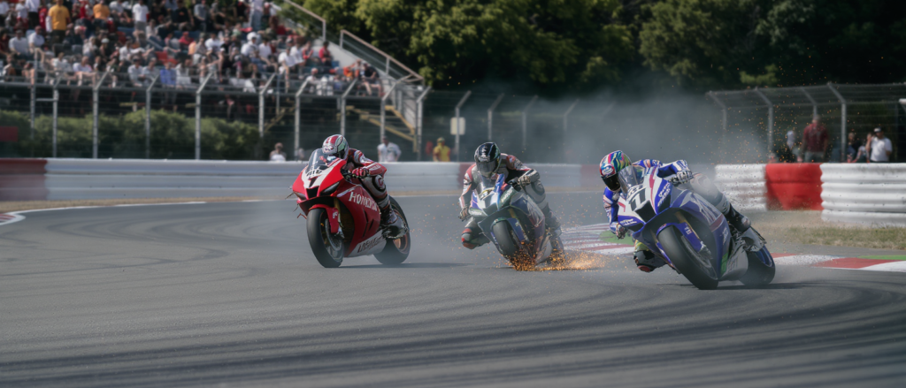 découvrez le résumé des heures motos 2026 - h+7, où honda rencontre des difficultés tandis que yamaha et bmw s'engagent dans une bataille intense pour la victoire.