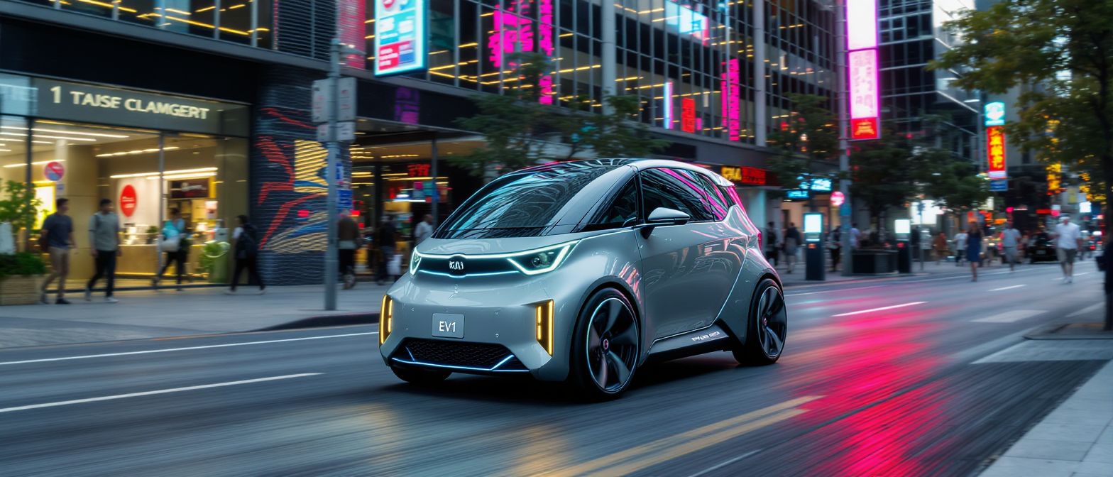 kia développe une nouvelle voiture électrique pour remplacer la rio, avec un modèle potentiellement nommé ev1, alliant innovation et mobilité durable.