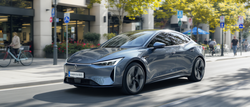 découvrez la leapmotor b05, la nouvelle berline électrique compacte disponible en europe à partir de 26 990 €. un choix idéal pour une mobilité urbaine écologique et moderne.