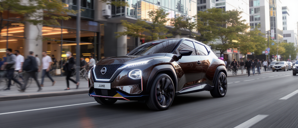 Nissan Juke Électrique 2027 : Un SUV Urbain au Design Audacieux Prêt à Révolutionner la Ville découvrez le nissan juke électrique 2027, un suv urbain au design audacieux, alliant performance et innovation pour transformer vos déplacements en ville.