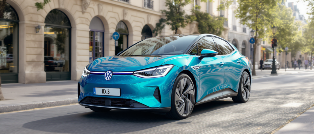 Volkswagen ID.3 Neo : lancement des commandes en France avec une autonomie améliorée dès 34 990 € découvrez la volkswagen id.3 neo, désormais disponible à la commande en france avec une autonomie améliorée, à partir de 34 990 €. alliez performance et écologie avec ce véhicule électrique innovant.