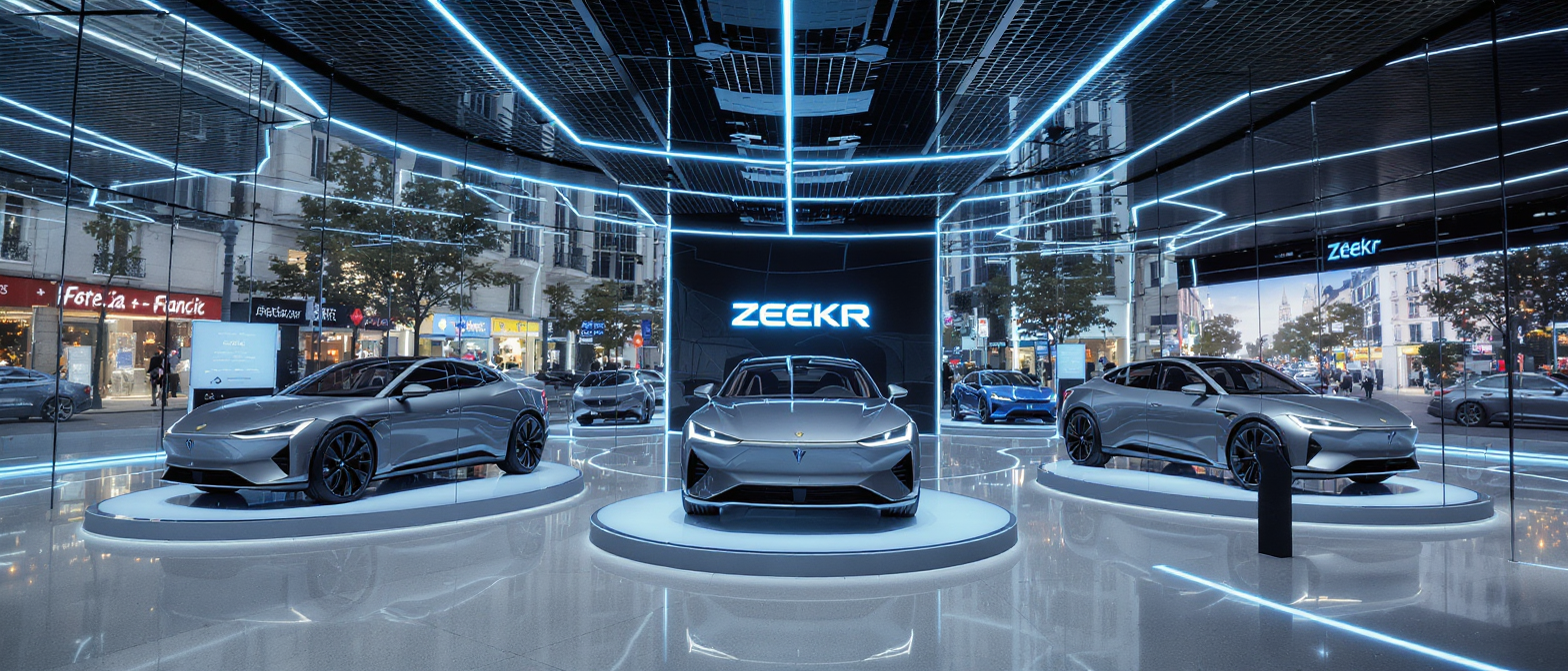 zeekr, constructeur chinois, débarque en france avec une gamme innovante de quatre modèles électriques, alliant performance, design moderne et technologie avancée.