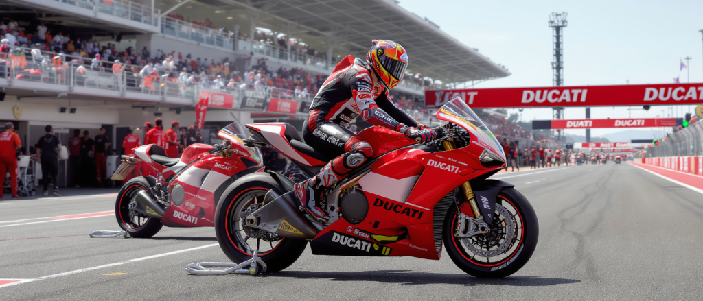 pour le gp de catalogne motogp 2026, ducati a décidé de ne pas remplacer marc marquez. francesco bagnaia sera donc le seul pilote ducati au départ de cette course décisive.