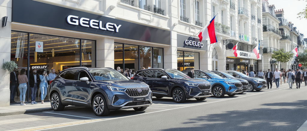 geely auto arrive en france avec deux suv innovants, un réseau de 70 points de vente et des ambitions majeures pour révolutionner le marché automobile français.