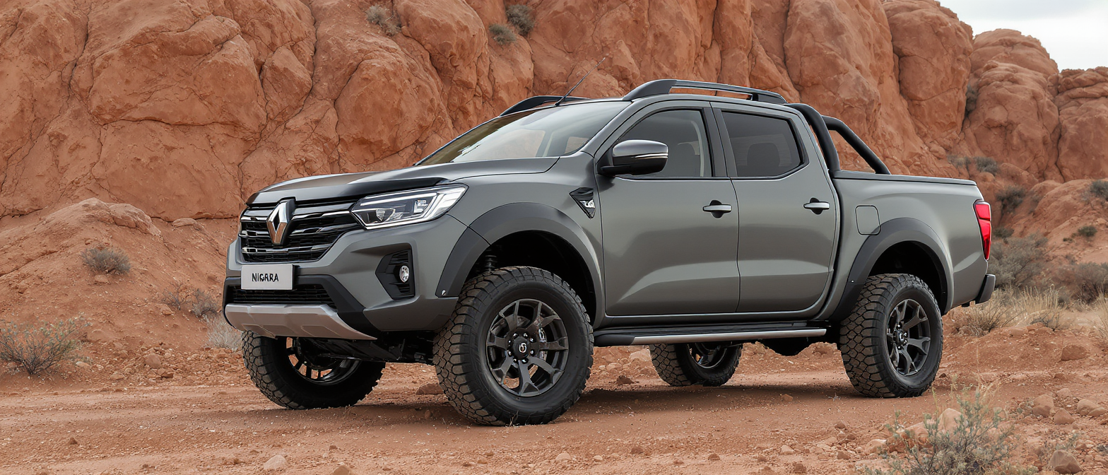 découvrez le renault niagara, le nouveau pick-up de série qui sera dévoilé en septembre. un véhicule robuste alliant performance et design moderne, idéal pour tous vos besoins professionnels et personnels.