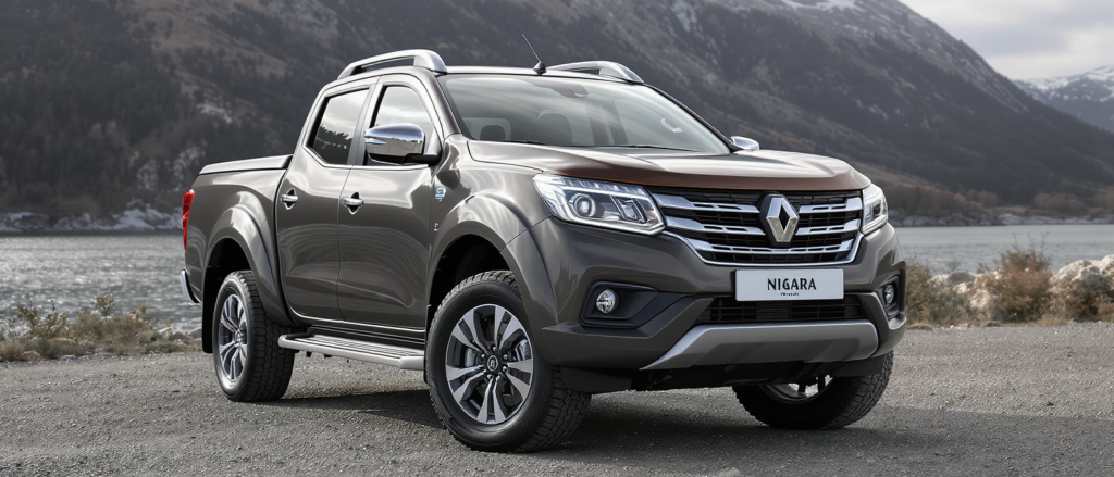 découvrez le nouveau renault niagara, le pick-up de série dévoilé en septembre, alliant robustesse et modernité pour répondre à tous vos besoins.