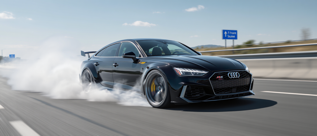 à 225 km/h au volant d'une audi rs 6 louée, cette conduite dangereuse a entraîné une perte de contrôle et la suspension de son permis probatoire. un rappel sévère des risques liés à la vitesse excessive.