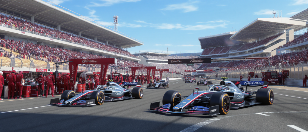 découvrez les ambitions de l’écurie cadillac lors du gp de barcelone de f1 ce week-end, prête à franchir un nouveau palier et à briller sur le circuit catalan.
