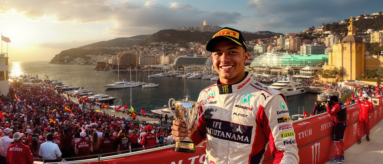 découvrez comment isack hadjar, aux côtés de lewis hamilton sur le podium du grand prix de monaco f1, réalise un rêve d'enfant inattendu lors de cette course emblématique.