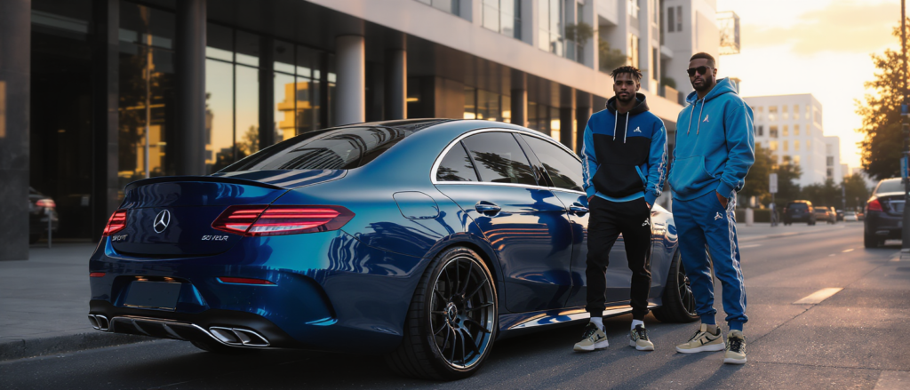 découvrez la collection capsule exclusive « blue wonder » signée mercedes en collaboration avec george russell et kimi antonelli, alliant style et performance unique.