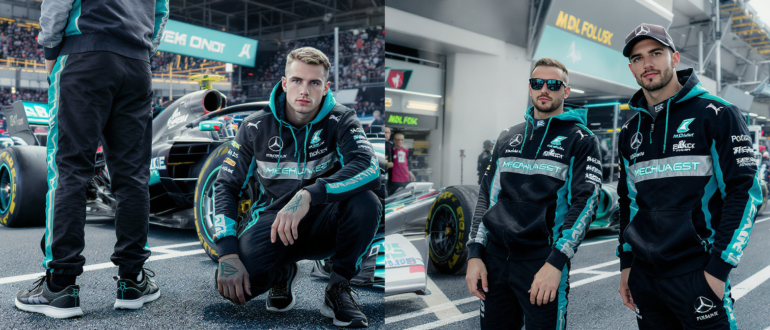 découvrez la collection capsule exclusive « blue wonder » de mercedes, créée en collaboration avec les pilotes george russell et kimi antonelli, alliant style et performance unique.