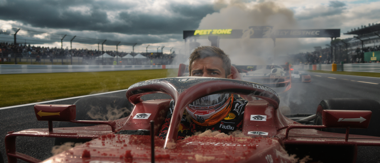 charles leclerc déçu après avoir terminé cinquième au grand prix de grande-bretagne de f1, malgré un départ en quatrième position sur la grille.