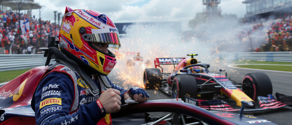 revivez le gp de grande-bretagne f1 avec isack hadjar, qui partage sa frustration après des départs ratés et un duel acharné avec liam lawson.