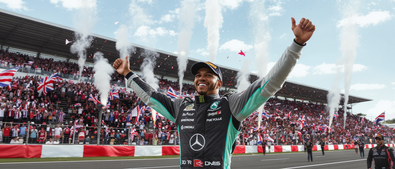 lewis hamilton réalise une performance spectaculaire en décrochant la pole lors du sprint du gp de grande-bretagne de f1 devant ses fans enthousiastes, tandis qu'isack hadjar se distingue en terminant dans le top 10.
