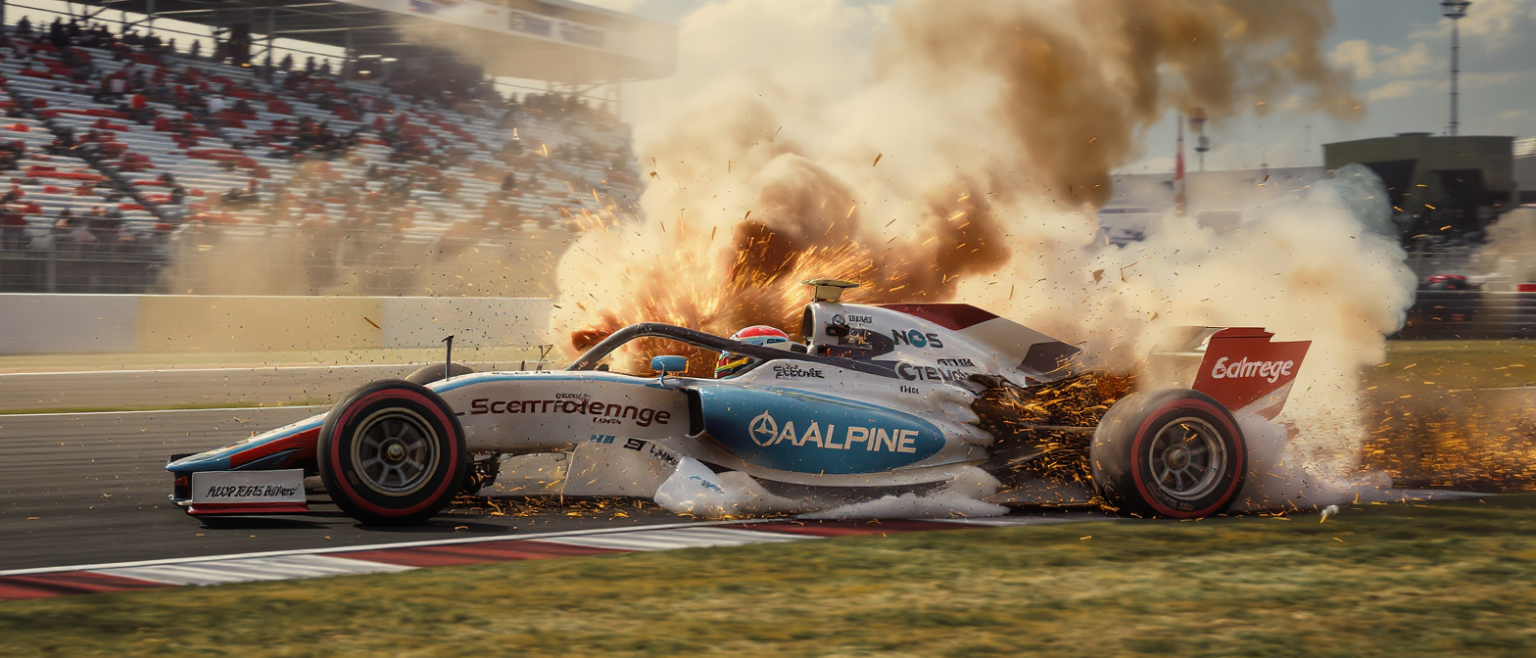 revivez en vidéo le spectaculaire crash de franco colapinto lors des essais libres 2 du grand prix de hongrie de f1, avec l'alpine argentine hors course.