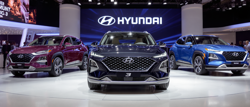 découvrez les nouveautés hyundai au mondial de l'auto 2026 : présentation de la ioniq 3, ainsi que les nouvelles générations du tucson et du bayon, alliant innovation et design moderne.