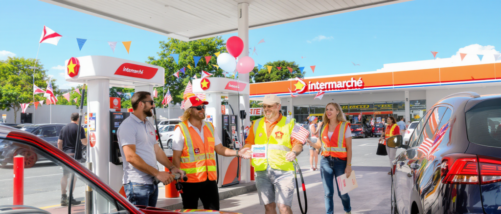 profitez de l'opération spéciale carburant à prix coûtant chez intermarché les 3 et 4 juillet. faites le plein sans vous ruiner pendant ces deux jours exclusifs.