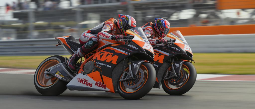 découvrez comment ktm prépare la saison 2027 avec un duo explosif composé d'alex marquez et fabio di giannantonio en motogp.