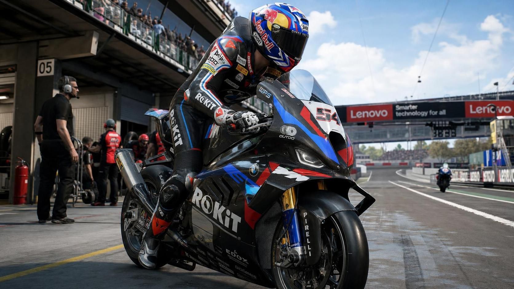 Découvrez MotoGP™25 sur PS5, la dernière simulation de course de motos offrant des graphismes époustouflants, une jouabilité immersive et toutes les nouveautés de la saison.