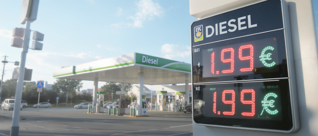profitez ce lundi 3 août de stations-service proposant le diesel à partir de 1,99€/l, soit 25 centimes en dessous de la moyenne nationale. trouvez où faire le plein au meilleur prix près de chez vous.