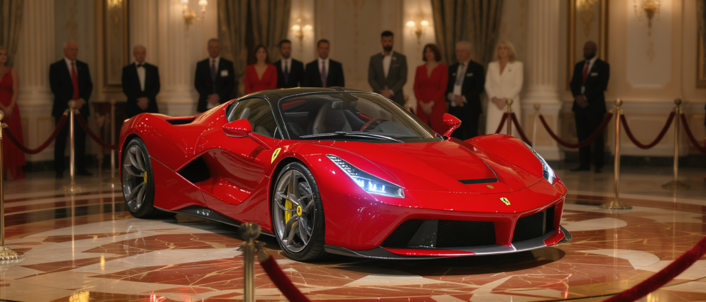 découvrez la vente record de la ferrari luce, un premier exemplaire adjugé à 40 millions de dollars aux enchères, une somme exceptionnelle pour ce modèle d'exception.