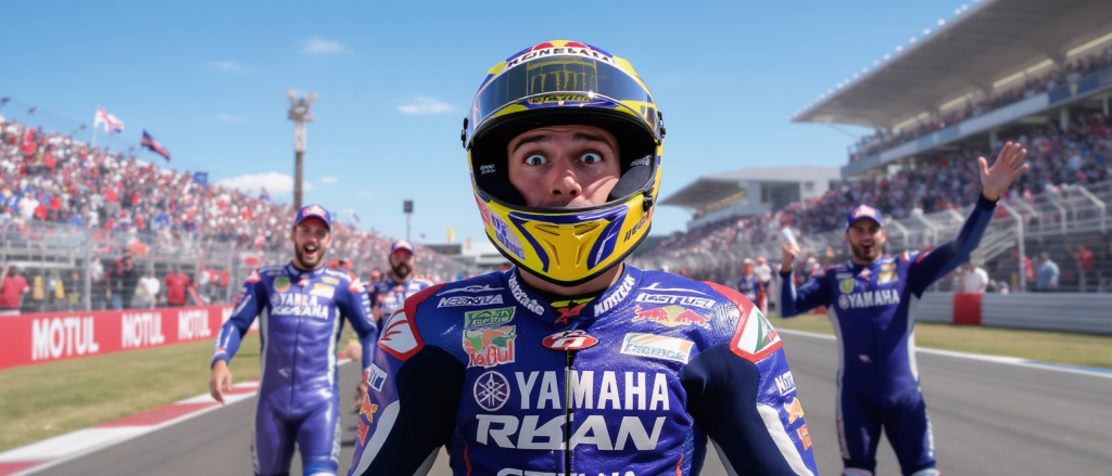 GP de Grande-Bretagne MotoGP : Fabio Quartararo exprime son incroyable surprise après le Sprint découvrez la réaction étonnée de fabio quartararo après le sprint du gp de grande-bretagne motogp, un moment plein de surprises et d'émotions fortes.