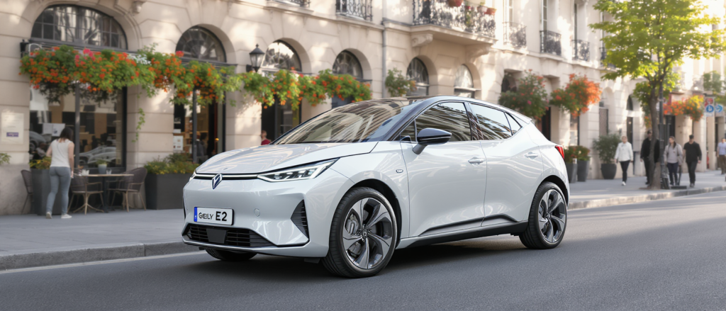 découvrez la geely e2, l'étoile montante des voitures électriques chinoises, désormais disponible en france à partir de 20 990 €. alliez innovation, design et performance à petit prix.