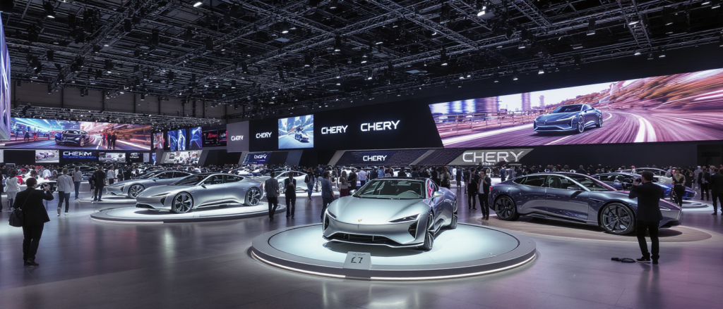 découvrez les nouveautés exclusives de chery présentées pour la première fois en europe au mondial de l'auto 2026. un événement à ne pas manquer pour les passionnés d'automobile.