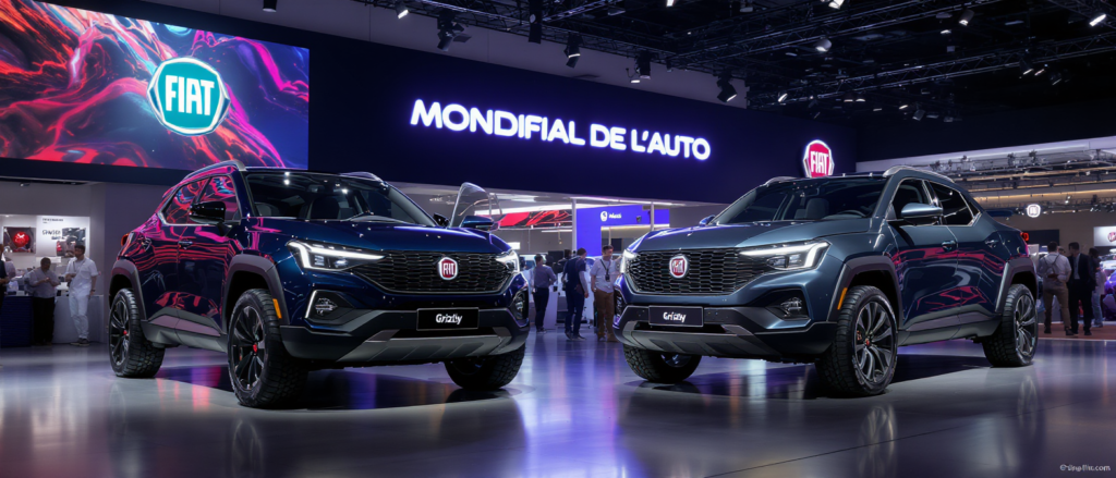Mondial de l’Auto 2026 : Fiat dévoile ses nouveautés avec les remarquables Grizzly et Grizzly Fastback en vedette découvrez les nouveautés fiat au mondial de l'auto 2026, avec en vedette les impressionnants modèles grizzly et grizzly fastback qui marquent une nouvelle ère pour la marque.