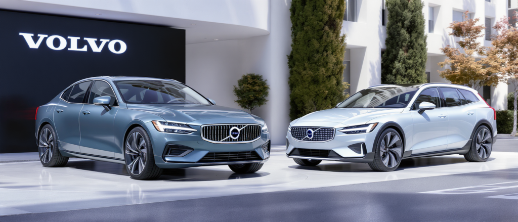 découvrez les nouveautés volvo attendues dès le 17 septembre : une berline surélevée es60 ou un break électrique ev60 pour enrichir la gamme aux côtés du suv ex50.