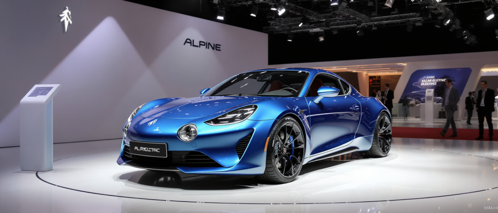 découvrez en avant-première la nouvelle alpine a110 électrique au mondial de l'auto 2026, une révolution électrique pour la légendaire sportive française.