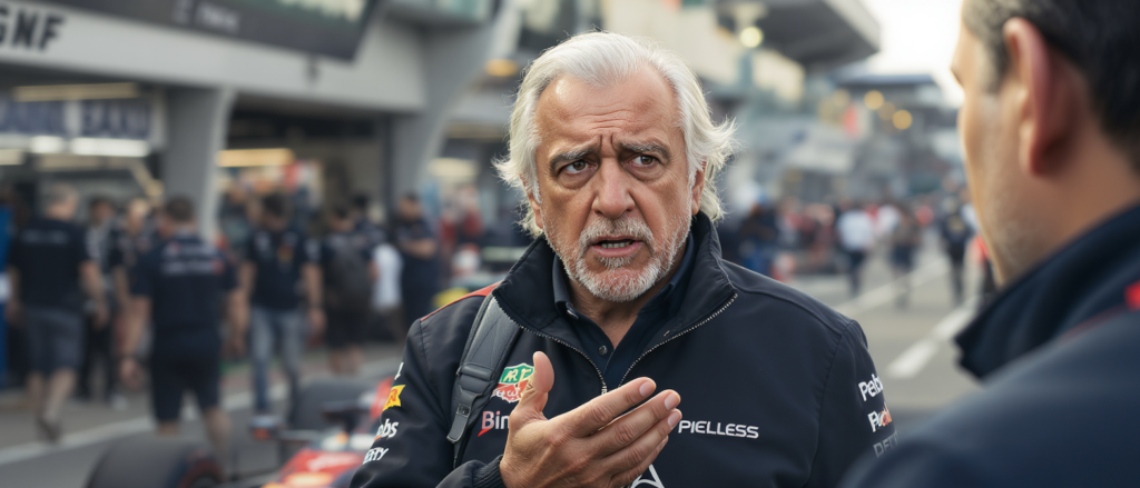 après le gp d’azerbaïdjan, flavio briatore revient sur un incident survenu à l’arrivée et estime qu’une telle situation « ne devrait pas se produire ».