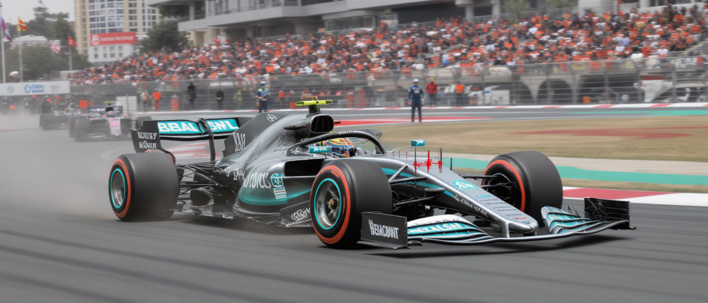lors des essais libres 2 du grand prix d'azerbaïdjan f1, mercedes impose son rythme tandis que gasly, hadjar et ocon se distinguent en terminant dans le top 10.