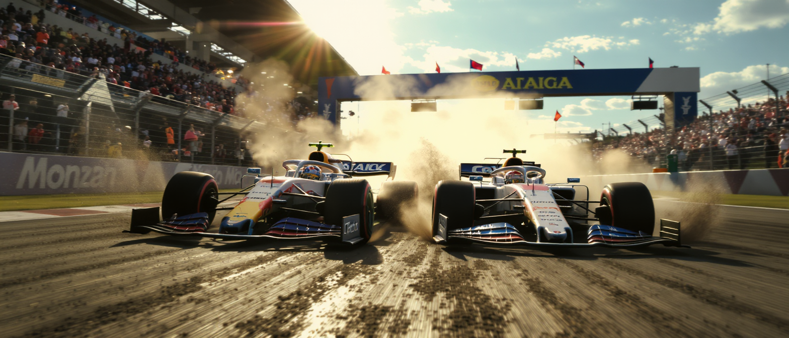 revivez en vidéo le second départ spectaculaire du gp d'italie de f1, avec un envol impressionnant de pierre gasly et franco colapinto, et la belle revanche de lewis hamilton.