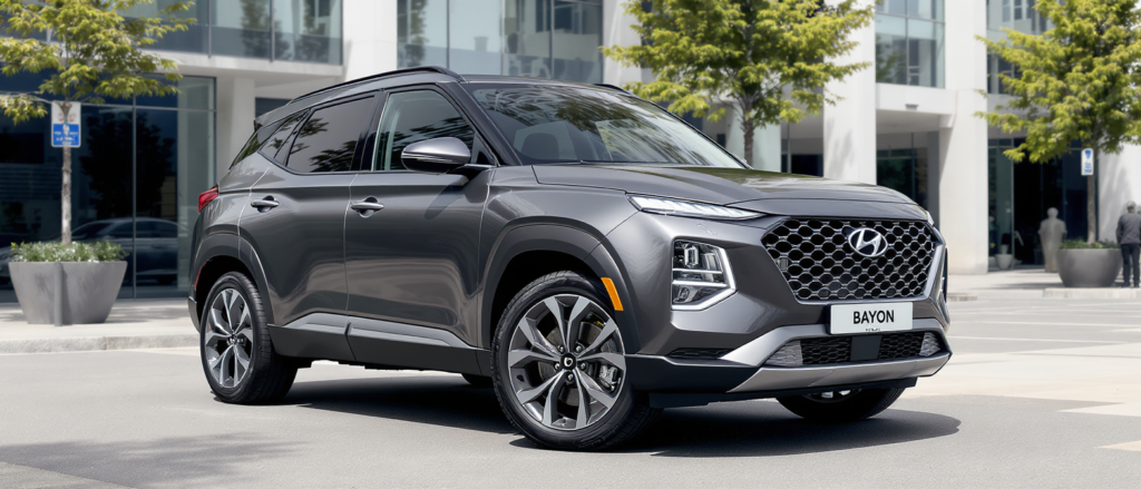 découvrez les premières images de la hyundai bayon 2027, la deuxième génération du suv coréen au design plus anguleux et moderne, marquant la fin des rondeurs emblématiques.