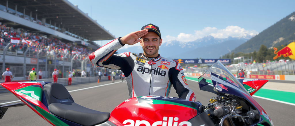 jorge martin rend hommage à l'excellence constante d'aprilia avant le grand prix d'autriche de motogp, soulignant leur performance impressionnante et leur préparation rigoureuse.