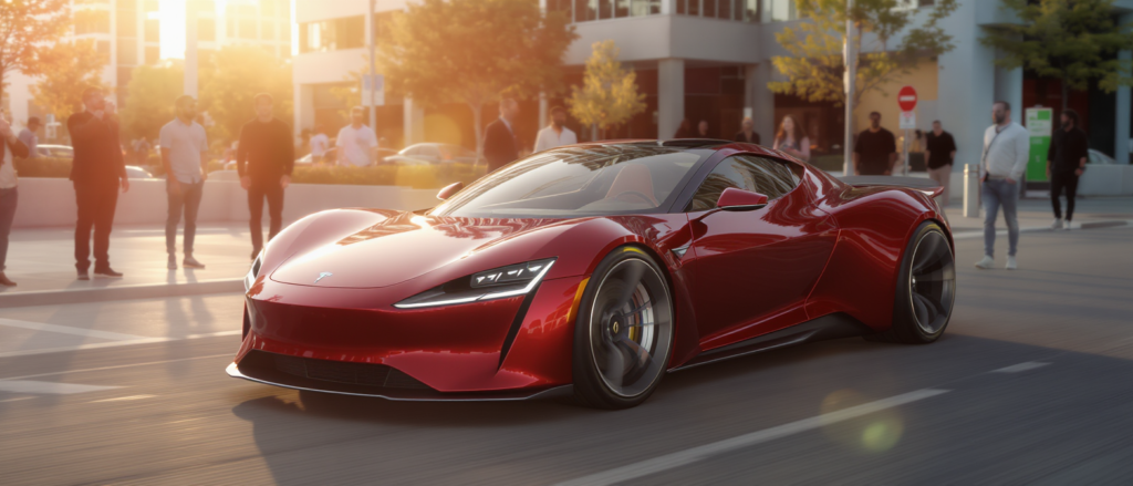 tesla annonce la révélation officielle de sa nouvelle roadster le 1er octobre, avec des réservations déjà ouvertes pour les passionnés de voitures électriques.