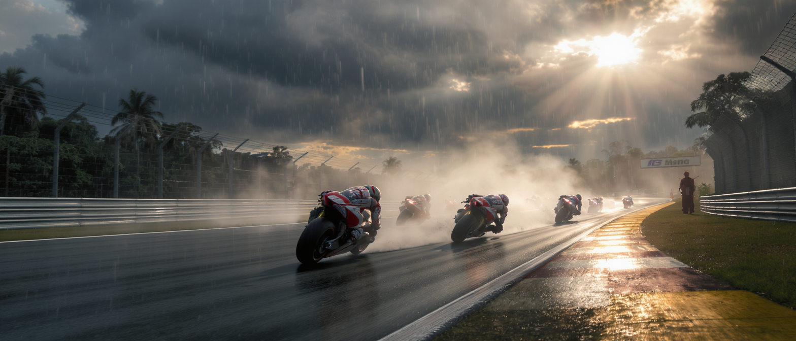 au gp de malaisie, une pluie tardive surprend johann zarco tandis que fabio quartararo signe une belle remontée en sprint. découvrez le classement final.
