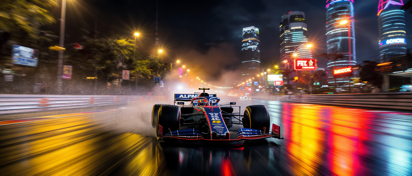 au gp de singapour, pierre gasly veut trouver rapidement le bon rythme dès les premiers essais pour préparer un week-end de course compétitif.