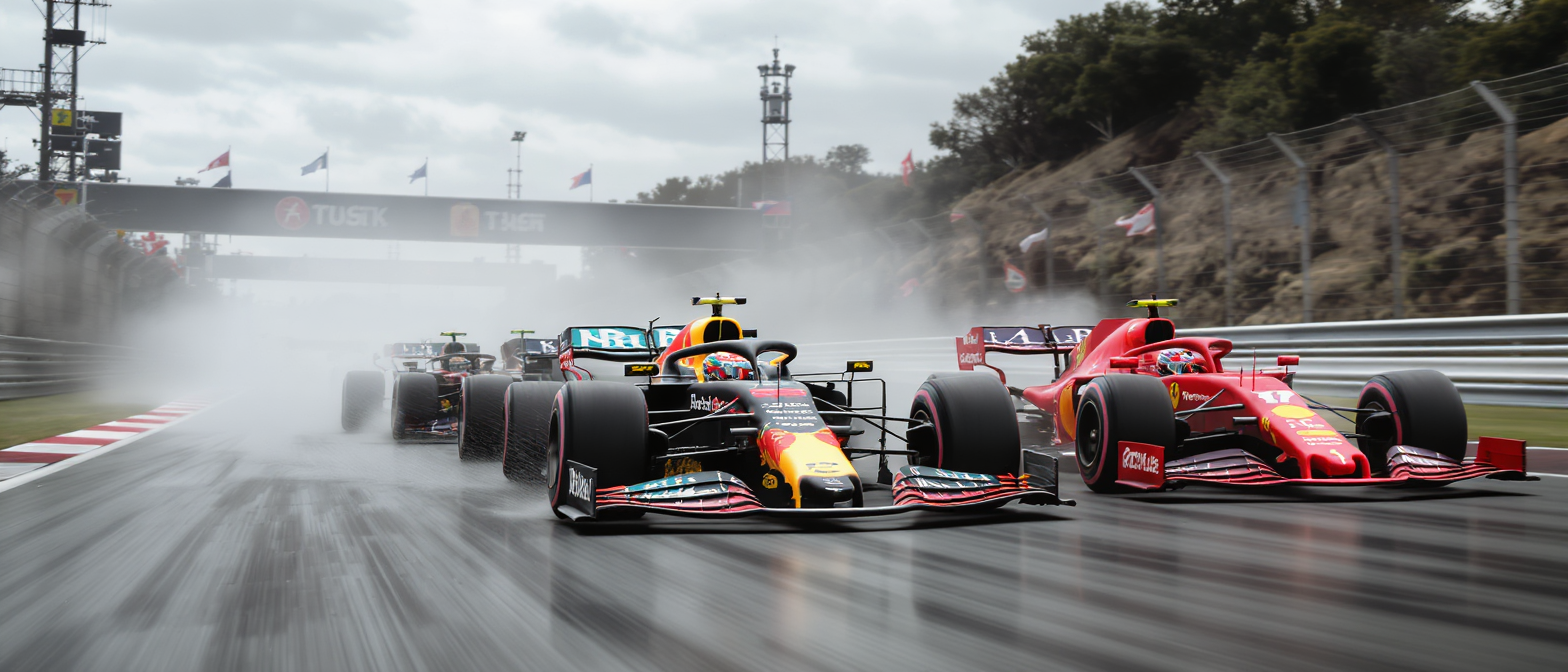 revivez le départ sous tension du gp des états-unis de f1 : hamilton et verstappen se livrent un duel serré, tandis qu’hadjar se retrouve piégé.