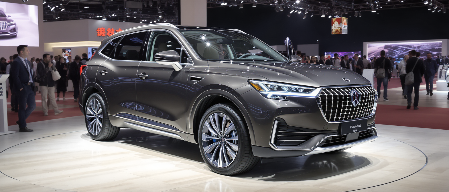 au mondial de l’auto 2026, geely dévoile un nouveau suv hybride rechargeable inspiré du renault grand koleos. découvrez ses atouts.