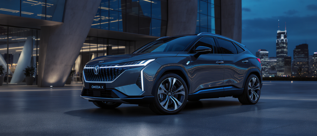 découvrez l’omoda x, un crossover futuriste qui met en lumière les ambitions du constructeur chinois et sa vision du design automobile de demain.